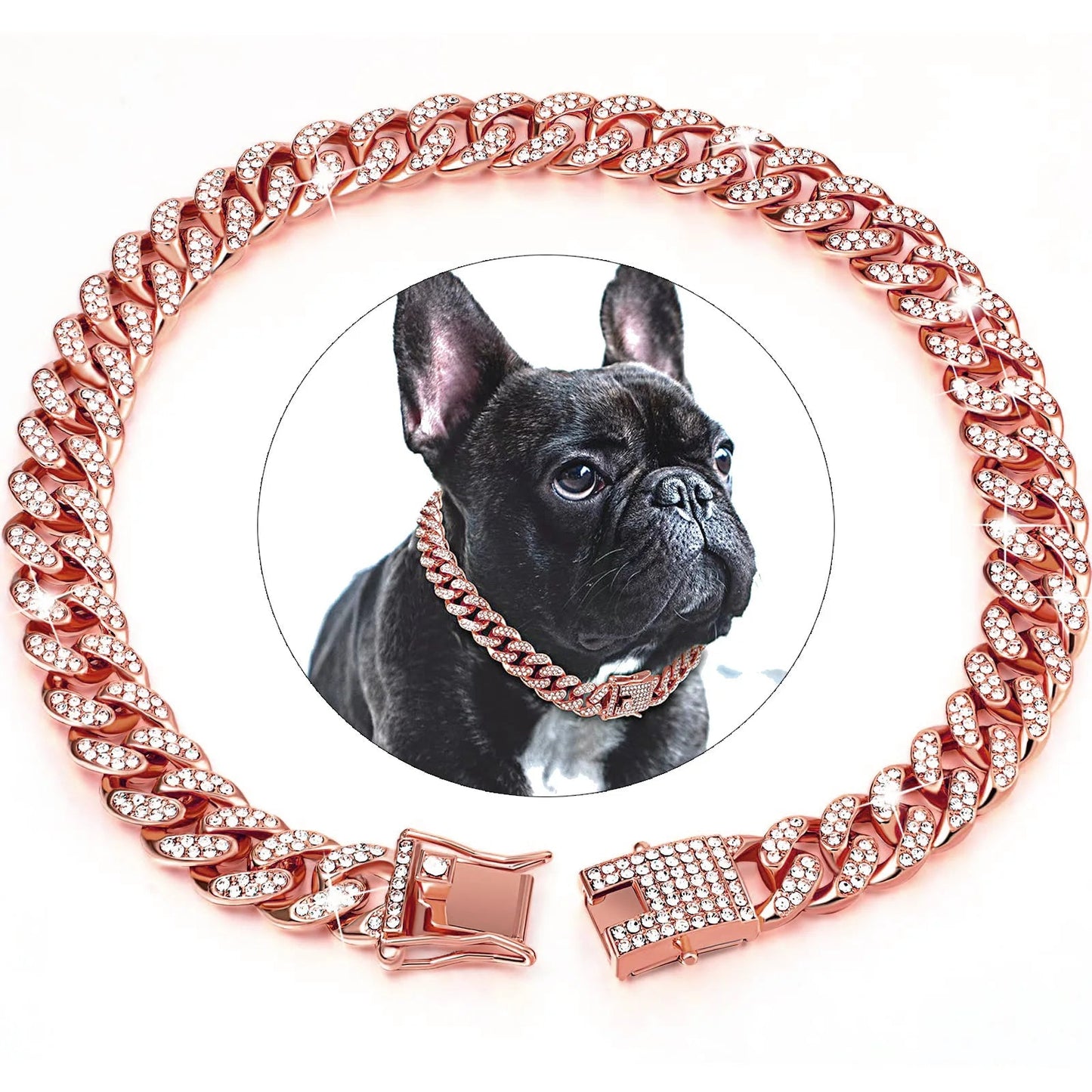 Collier pour chien diamant – Élégance et confort chic